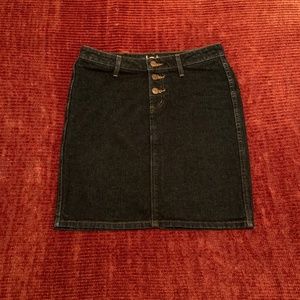 Dark Blue Jean Skirt